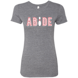 T-Shirts Premium Heather / Small Abide The Dude Big Lebowski Women's Triblend T-Shirt