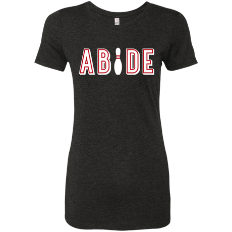 T-Shirts Vintage Black / Small Abide The Dude Big Lebowski Women's Triblend T-Shirt