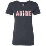 T-Shirts Vintage Navy / Small Abide The Dude Big Lebowski Women's Triblend T-Shirt