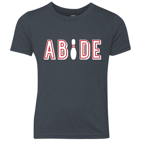 Abide The Dude Big Lebowski Youth Triblend T-Shirt