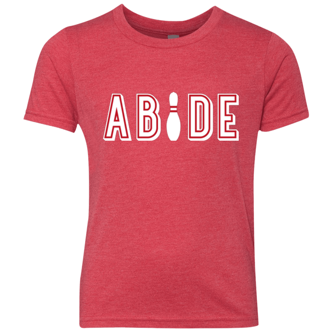 Abide The Dude Big Lebowski Youth Triblend T-Shirt