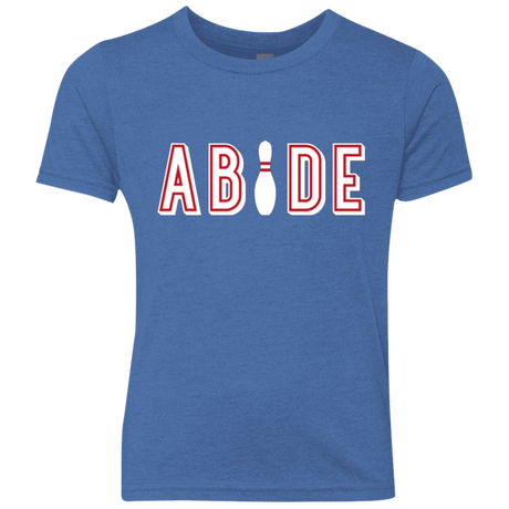 Abide The Dude Big Lebowski Youth Triblend T-Shirt