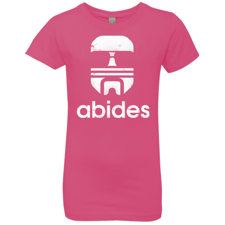 T-Shirts Hot Pink / YXS Abides Girls Premium T-Shirt