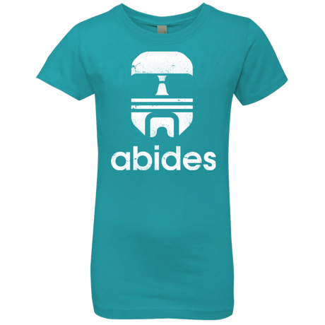 T-Shirts Tahiti Blue / YXS Abides Girls Premium T-Shirt