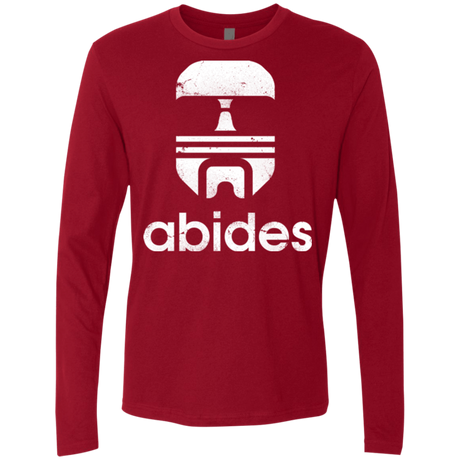 T-Shirts Cardinal / Small Abides Men's Premium Long Sleeve