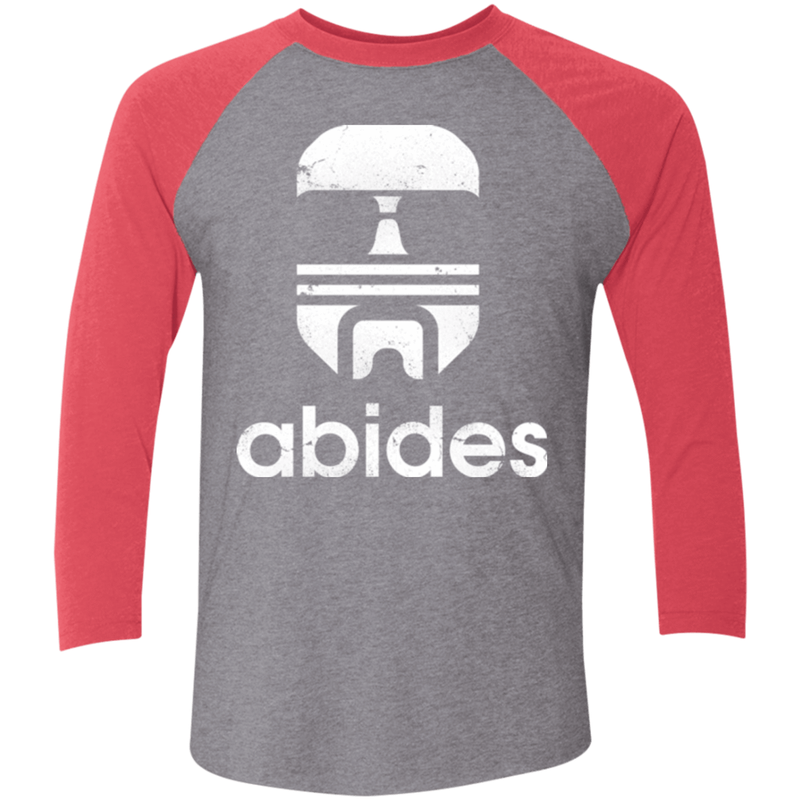 T-Shirts Premium Heather/ Vintage Red / X-Small Abides Men's Triblend 3/4 Sleeve