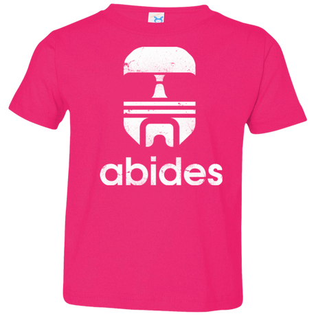 T-Shirts Hot Pink / 2T Abides Toddler Premium T-Shirt