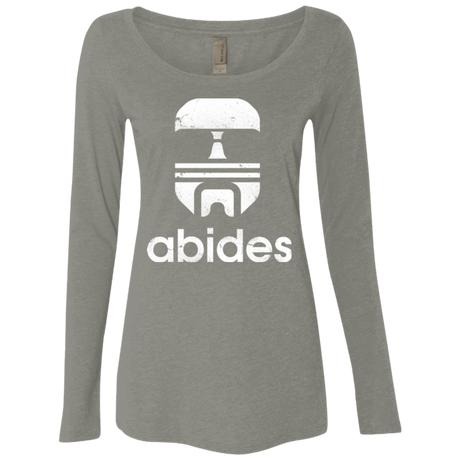 T-Shirts Venetian Grey / Small Abides Women's Triblend Long Sleeve Shirt