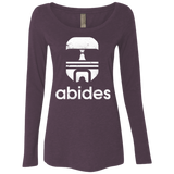 T-Shirts Vintage Purple / Small Abides Women's Triblend Long Sleeve Shirt