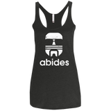 T-Shirts Vintage Black / X-Small Abides Women's Triblend Racerback Tank