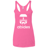 T-Shirts Vintage Pink / X-Small Abides Women's Triblend Racerback Tank