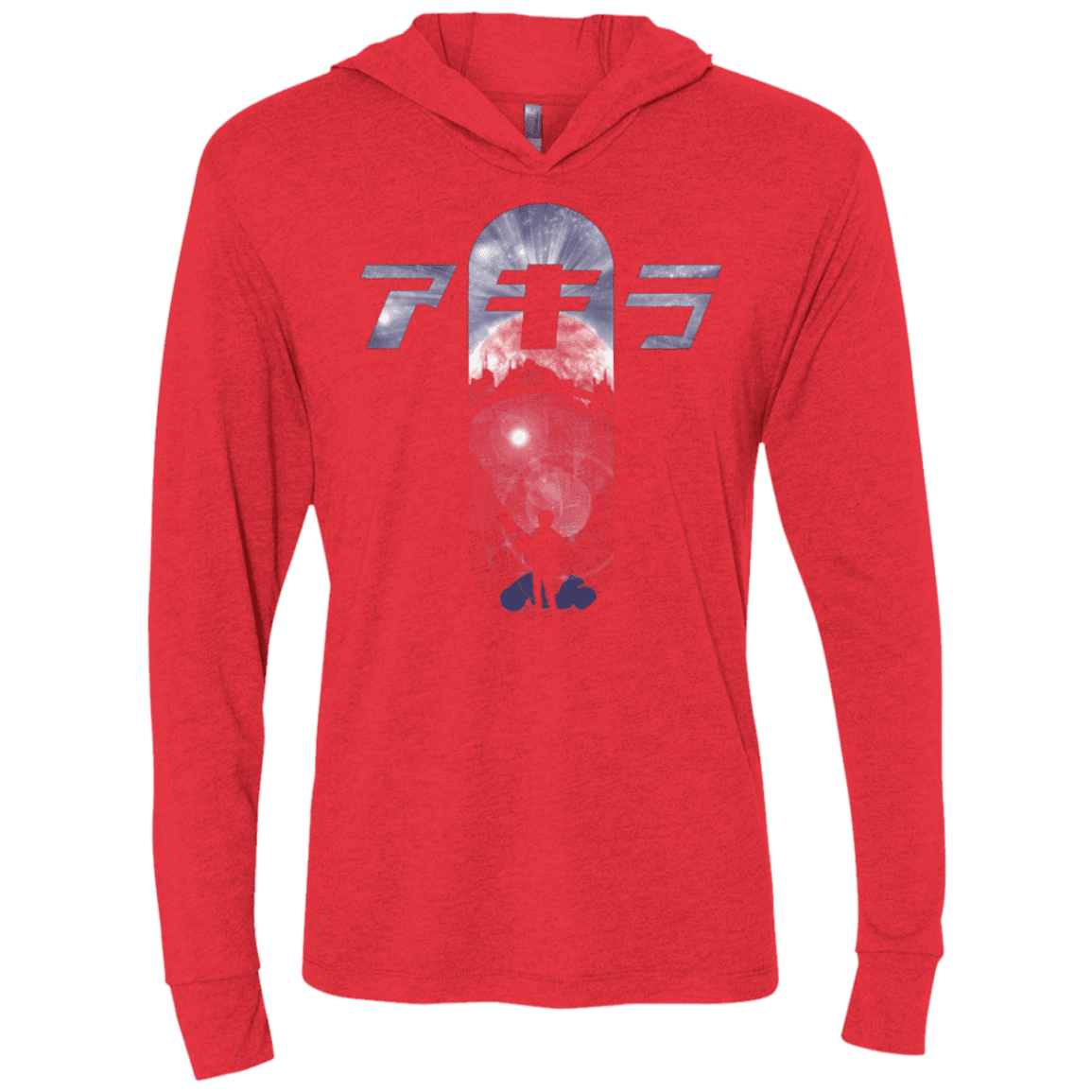 T-Shirts Vintage Red / X-Small About to Explode Triblend Long Sleeve Hoodie Tee