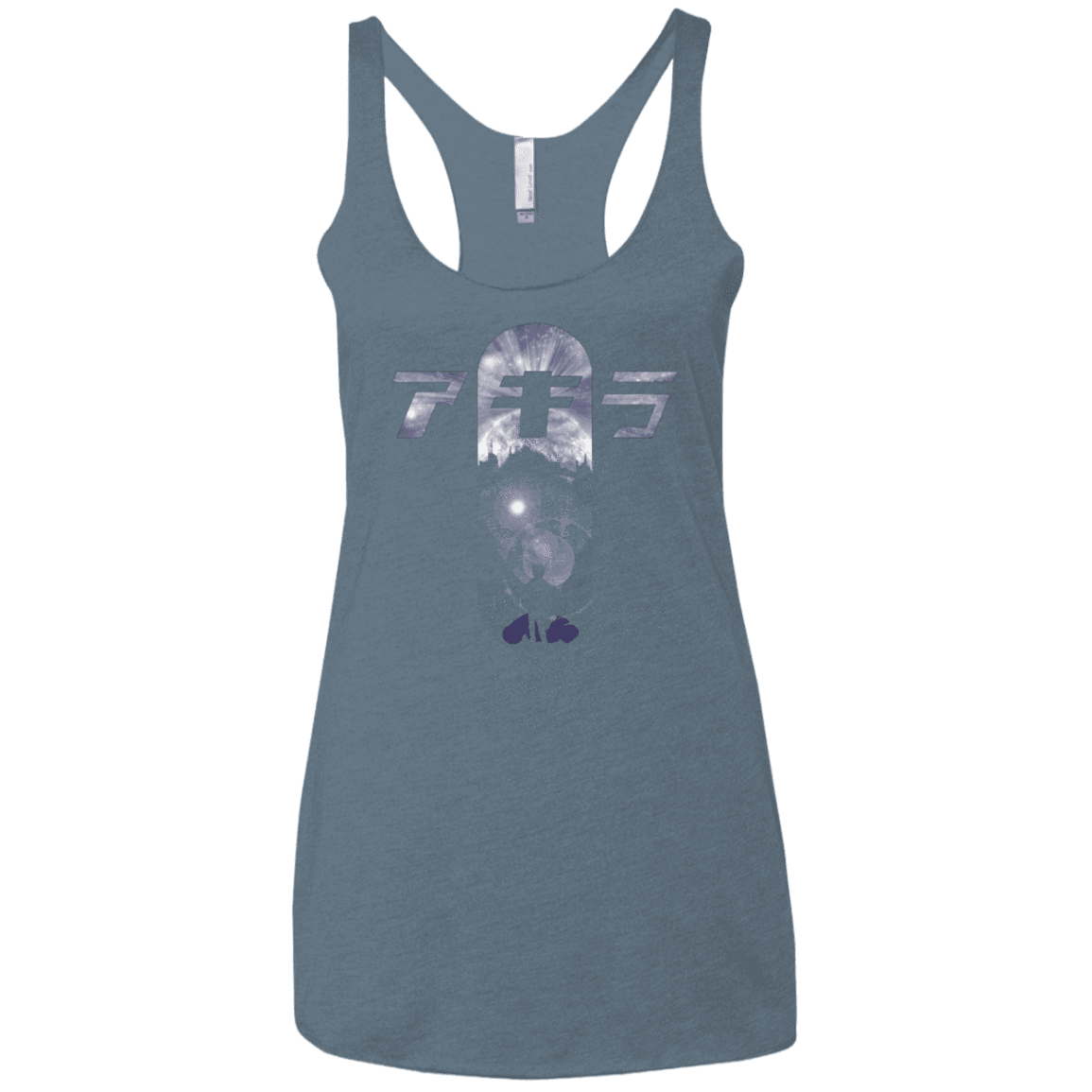 T-Shirts Indigo / X-Small About to Explode Women's Triblend Racerback Tank