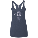 T-Shirts Vintage Navy / X-Small About to Explode Women's Triblend Racerback Tank