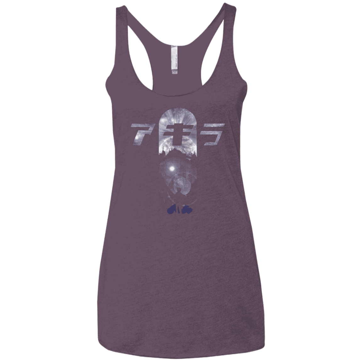 T-Shirts Vintage Purple / X-Small About to Explode Women's Triblend Racerback Tank
