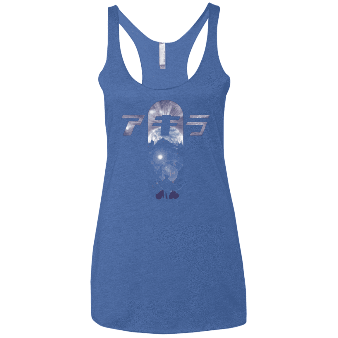 T-Shirts Vintage Royal / X-Small About to Explode Women's Triblend Racerback Tank