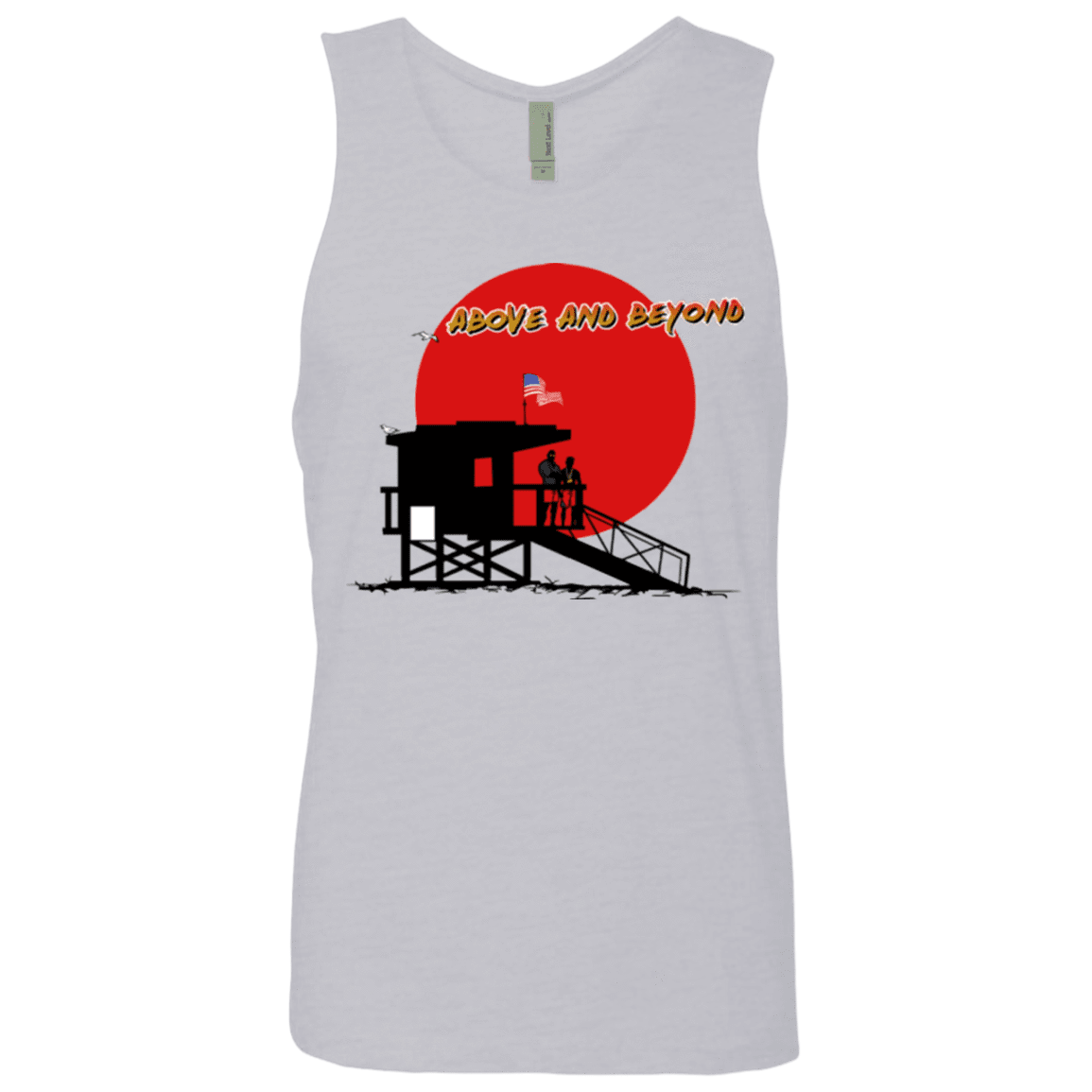 T-Shirts Heather Grey / Small Above And Beyond Men's Premium Tank Top