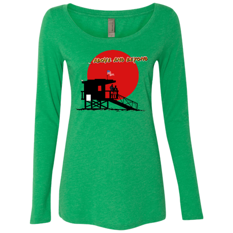 T-Shirts Envy / Small Above And Beyond Women's Triblend Long Sleeve Shirt