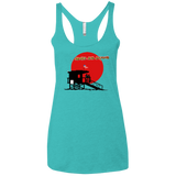 T-Shirts Tahiti Blue / X-Small Above And Beyond Women's Triblend Racerback Tank