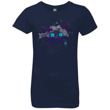 T-Shirts Midnight Navy / YXS Abstract Cheshire Girls Premium T-Shirt