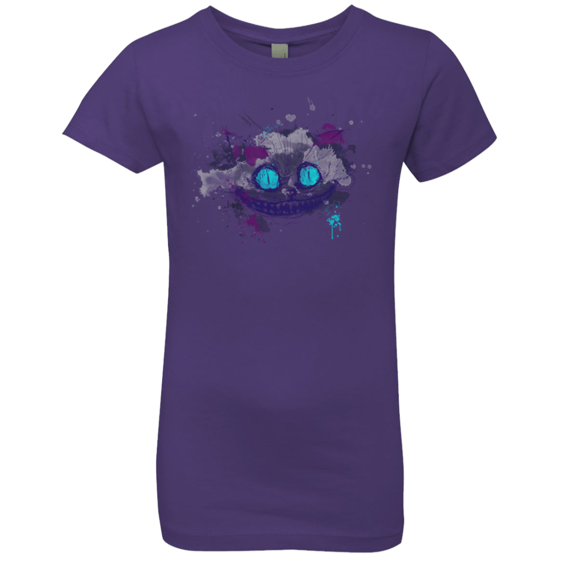 T-Shirts Purple Rush / YXS Abstract Cheshire Girls Premium T-Shirt