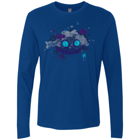 T-Shirts Royal / Small Abstract Cheshire Men's Premium Long Sleeve