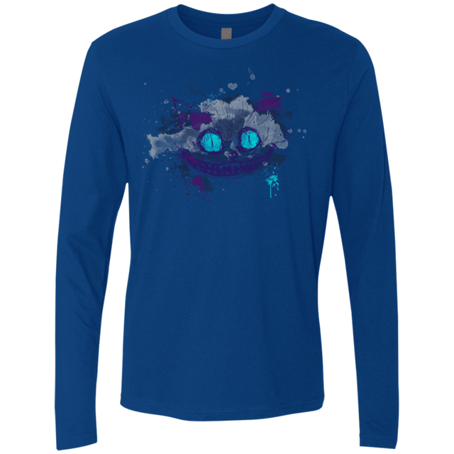 T-Shirts Royal / Small Abstract Cheshire Men's Premium Long Sleeve