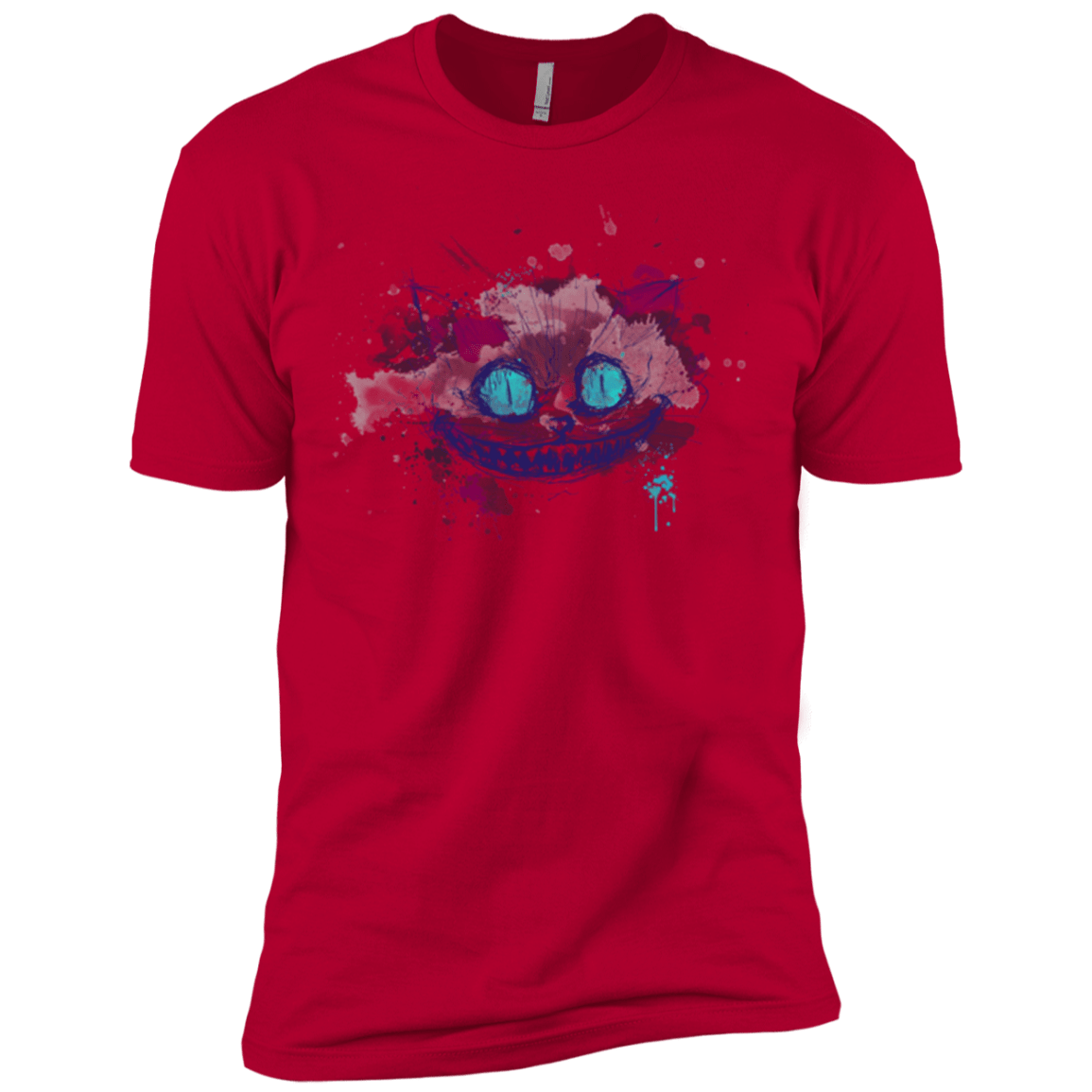 T-Shirts Red / X-Small Abstract Cheshire Men's Premium T-Shirt