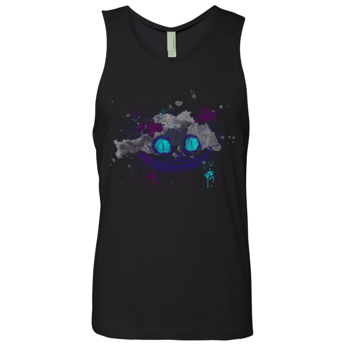 T-Shirts Black / Small Abstract Cheshire Men's Premium Tank Top