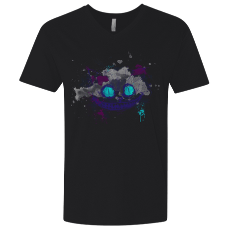 T-Shirts Black / X-Small Abstract Cheshire Men's Premium V-Neck