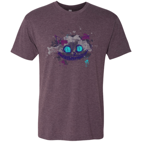 T-Shirts Vintage Purple / Small Abstract Cheshire Men's Triblend T-Shirt