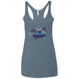 T-Shirts Indigo / X-Small Abstract Cheshire Women's Triblend Racerback Tank