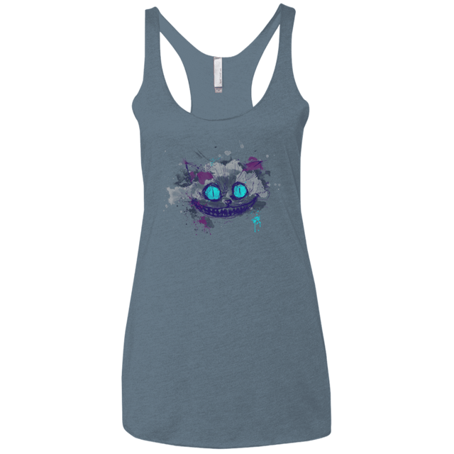 T-Shirts Indigo / X-Small Abstract Cheshire Women's Triblend Racerback Tank