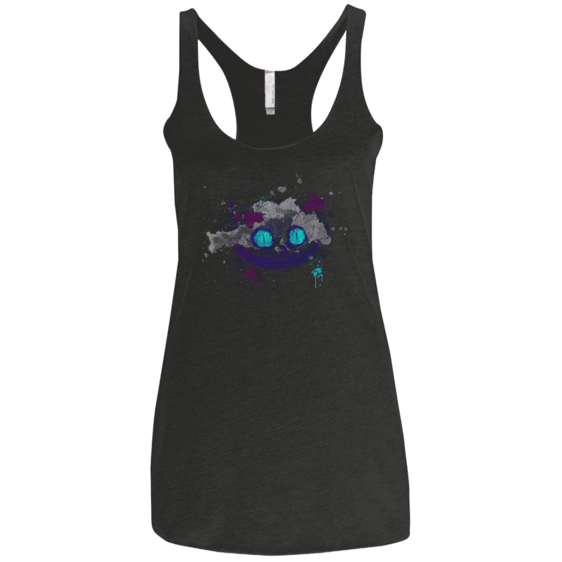 T-Shirts Vintage Black / X-Small Abstract Cheshire Women's Triblend Racerback Tank