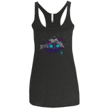 T-Shirts Vintage Black / X-Small Abstract Cheshire Women's Triblend Racerback Tank