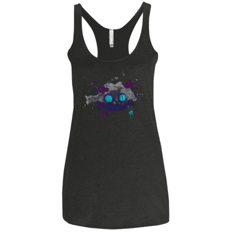T-Shirts Vintage Black / X-Small Abstract Cheshire Women's Triblend Racerback Tank
