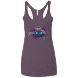 T-Shirts Vintage Purple / X-Small Abstract Cheshire Women's Triblend Racerback Tank