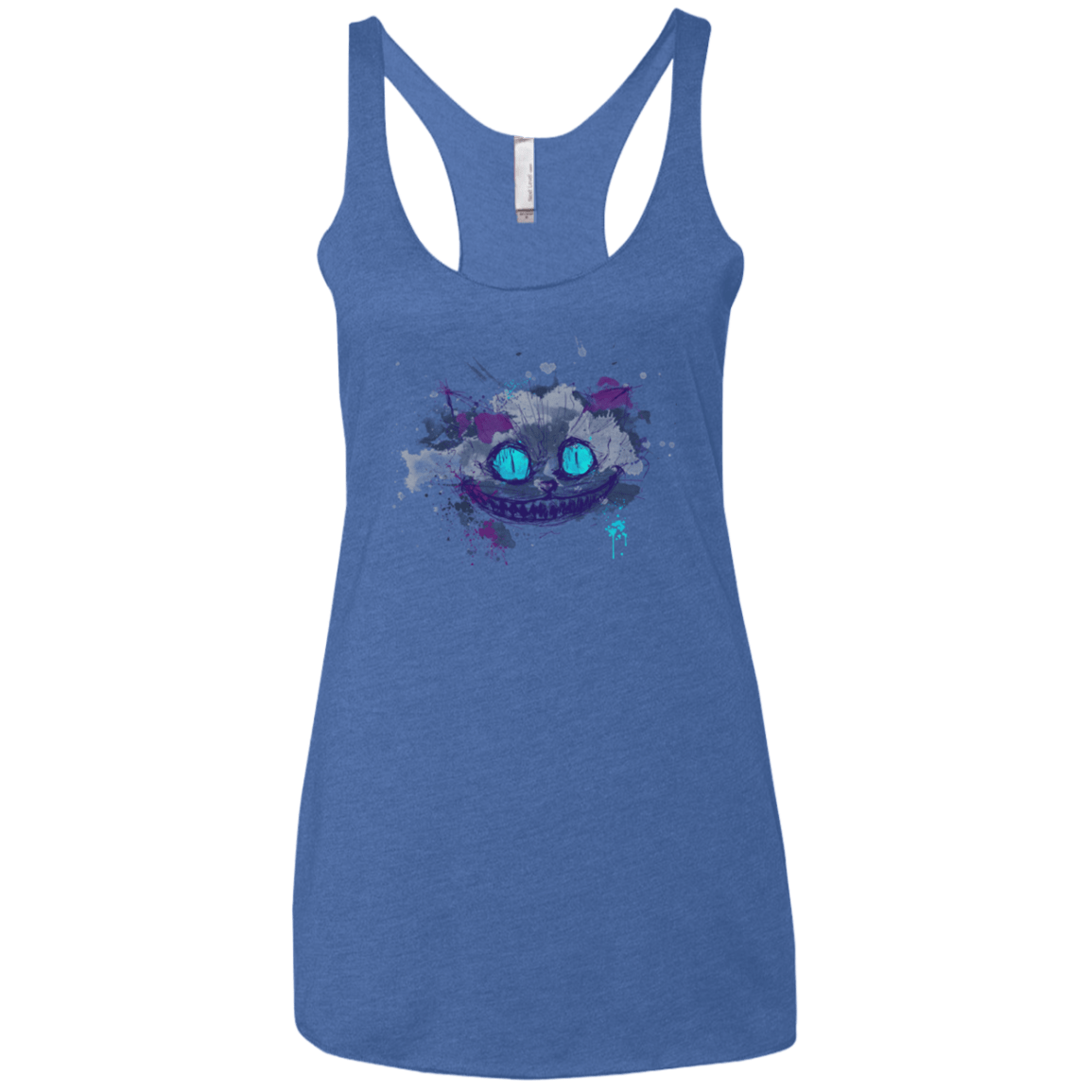 T-Shirts Vintage Royal / X-Small Abstract Cheshire Women's Triblend Racerback Tank