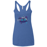 T-Shirts Vintage Royal / X-Small Abstract Cheshire Women's Triblend Racerback Tank