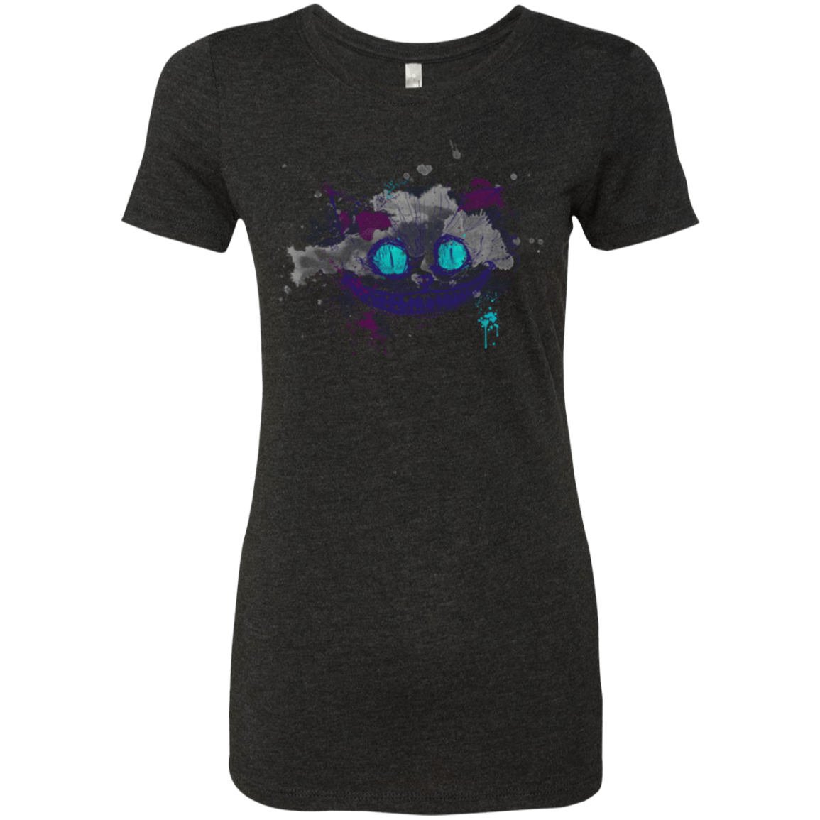 T-Shirts Vintage Black / Small Abstract Cheshire Women's Triblend T-Shirt