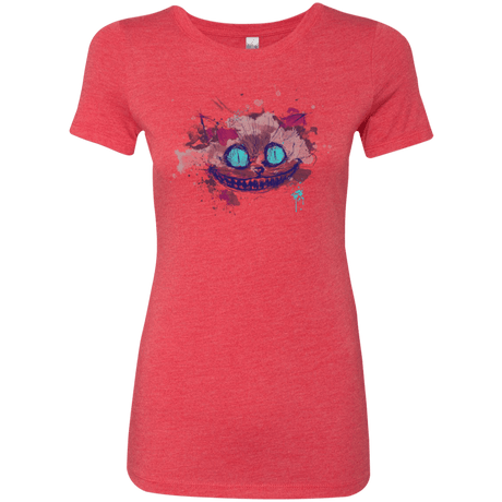 T-Shirts Vintage Red / Small Abstract Cheshire Women's Triblend T-Shirt