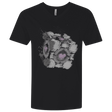 T-Shirts Black / X-Small Abstract Cube Men's Premium V-Neck