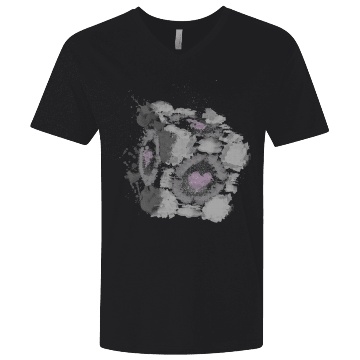 T-Shirts Black / X-Small Abstract Cube Men's Premium V-Neck
