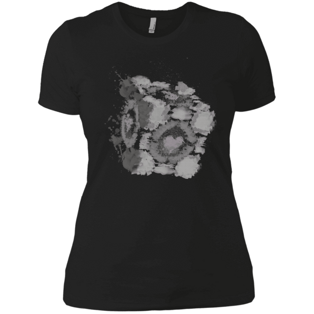 T-Shirts Black / X-Small Abstract Cube Women's Premium T-Shirt