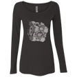 T-Shirts Vintage Black / Small Abstract Cube Women's Triblend Long Sleeve Shirt