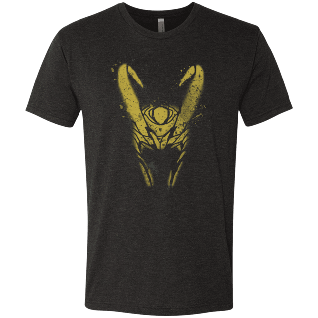 T-Shirts Vintage Black / Small Abstract Helmet God Men's Triblend T-Shirt