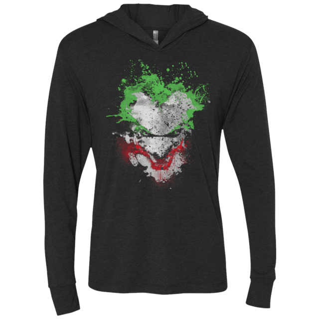 T-Shirts Vintage Black / X-Small Abstract Hilarious Triblend Long Sleeve Hoodie Tee