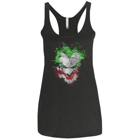 T-Shirts Vintage Black / X-Small Abstract Hilarious Women's Triblend Racerback Tank