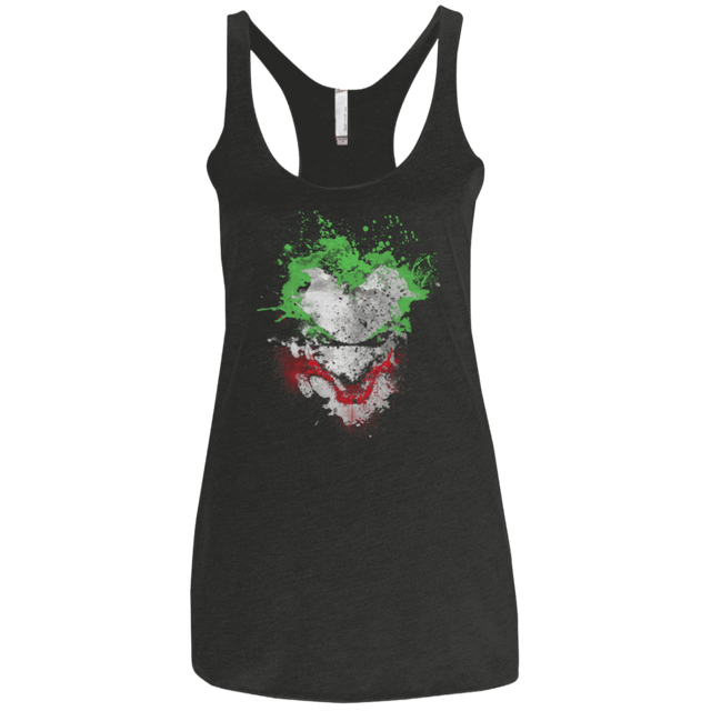 T-Shirts Vintage Black / X-Small Abstract Hilarious Women's Triblend Racerback Tank