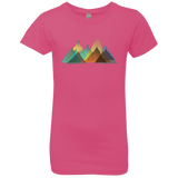 T-Shirts Hot Pink / YXS Abstract Range Girls Premium T-Shirt